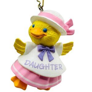 Hallmark Keepsake Daughter Easter Series 1995 Ornament Vintage w/ Box Duck